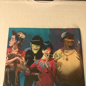 Graphic design tee shirt Gorillaz picture